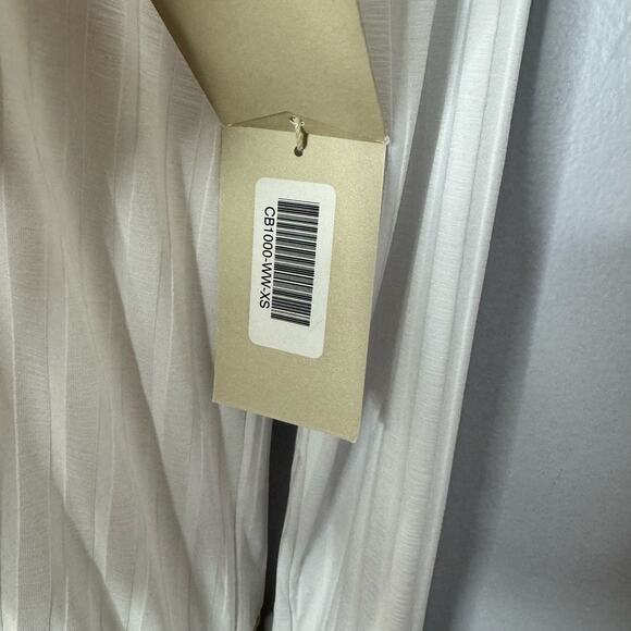 Free x Rein The Elite Equestrian Bodysuit Top White long Sleeve XS New - Picture 13 of 16